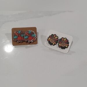 Colorful Turkey Earrings New